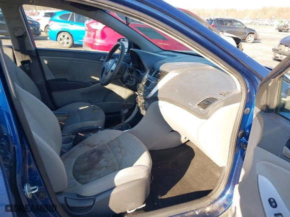 2015 Hyundai Accent GLS with VIN KMHCT4AE6FU916149, listed as a IAAI auction lot 41082268 with 153,219 mi miles. Bid and sale history available at carsss.com. Image 5.