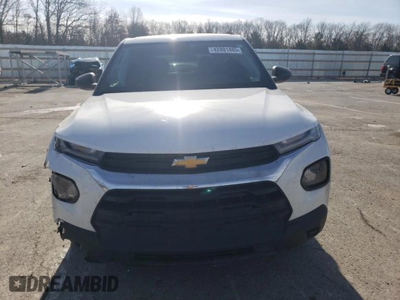 2021 Chevrolet TrailBlazer LS with VIN KL79MMS23MB180678, listed as a Copart auction lot 42801485 with 64,548 mi miles and Salvage Title. Bid and sale history available at carsss.com. Image 5.