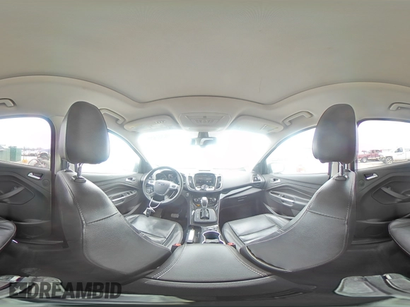 2015 Ford Escape Titanium with VIN 1FMCU9J90FUA52213, listed as a Copart auction lot 50302455 with 170,268 mi miles and Salvage Title. Bid and sale history available at carsss.com. Image 14.