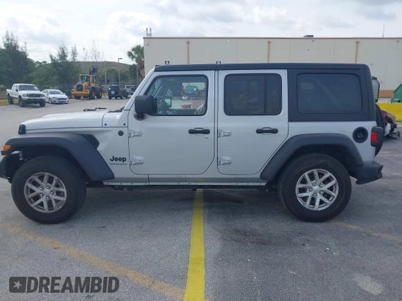 2023 Jeep Wrangler Sport S with VIN 1C4HJXDNXPW702199, listed as a IAAI auction lot 41859413 with 24,942 mi miles and . Bid and sale history available at DreamBid. Image 14.