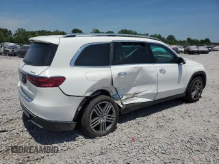 2024 Mercedes-Benz GLS 450 with VIN 4JGFF5KEXRB091127, listed as a Copart auction lot 57384124 with 6,731 mi miles and Salvage Title. Bid and sale history available at DreamBid. Image 3.