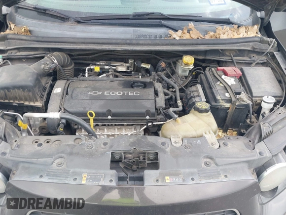 2013 Chevrolet Sonic LT with VIN 1G1JC5SH3D4255079, listed as a IAAI auction lot 42167910 with Not Provided miles and . Bid and sale history available at DreamBid. Image 10.