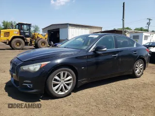2015 Infiniti Q50 z VIN JN1BV7AR4FM407940, wystawiony jako Copart lot #61205975 z przebiegiem 215 418 mil mil oraz Czysty tytuł • Clean title. Historia ofert i sprzedaży dostępna na DreamBid. Obrazek 1.