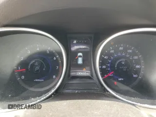 2014 Hyundai Santa Fe with VIN 5XYZUDLB3EG201098, listed as a Copart auction lot 58347205 with 130,610 mi miles and Salvage title. Bid and sale history available at DreamBid. Image 9.