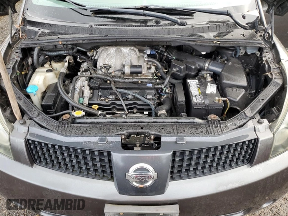 2005 Nissan Quest SE with VIN 5N1BV28U65N100865, listed as a Copart auction lot 82041734 with 122,509 mi miles and Clean Title. Bid and sale history available at carsss.com. Image 12.