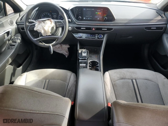 2021 Hyundai Sonata SEL with VIN 5NPEL4JA7MH105722, listed as a Copart auction lot 82770554 with 77,593 mi miles and Salvage Title. Bid and sale history available at carsss.com. Image 8.