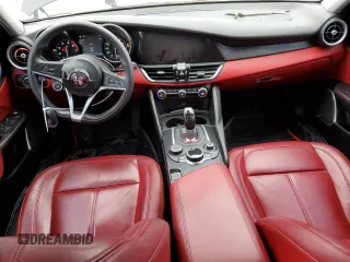 2019 Alfa Romeo Giulia Sport with VIN ZARFAMAN1K7621563, listed as a Copart auction lot 86380114 with 48,093 mi miles and Clean Title. Bid and sale history available at carsss.com. Image 8.