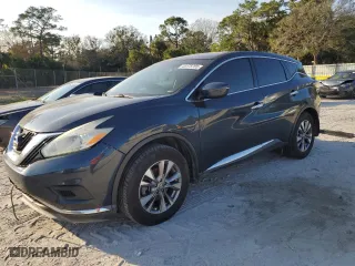 2017 Nissan Murano SL with VIN 5N1AZ2MG9HN172339, listed as a Copart auction lot 44178765 with 130,476 mi miles and Salvage Title. Bid and sale history available at carsss.com. Image 1.