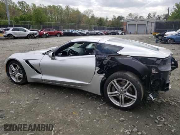 2017 Chevrolet Corvette 3LT z VIN 1G1YF2D78H5114503, wystawiony jako Copart lot #53100385 z przebiegiem 19 329 mil mil oraz Szkoda całkowita • Salvage title. Historia ofert i sprzedaży dostępna na DreamBid. Obrazek 2.