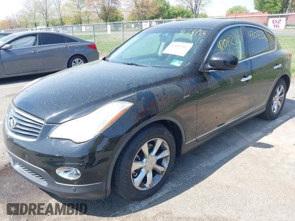2008 Infiniti EX Journey with VIN JNKAJ09E78M301738, listed as a IAAI auction lot 42082307 with 134,078 mi miles. Bid and sale history available at carsss.com. Image 2.