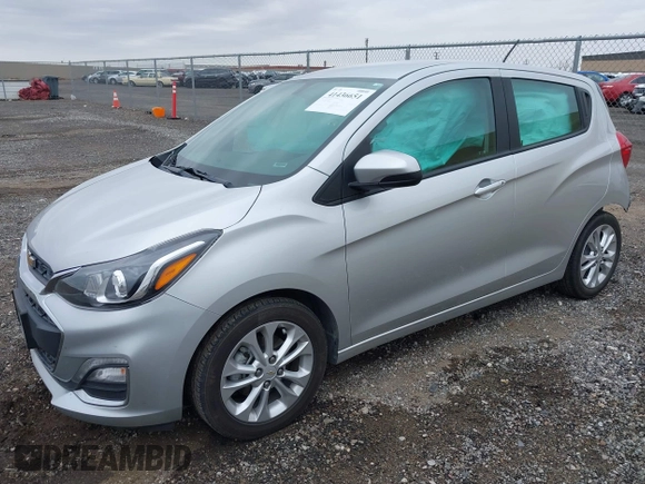 2022 Chevrolet Spark 1LT with VIN KL8CD6SA6NC012291, listed as a IAAI auction lot 41436651 with 58,597 mi miles. Bid and sale history available at carsss.com. Image 18.