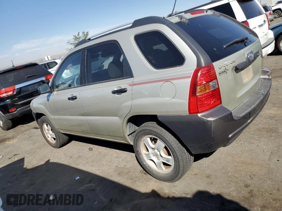 2006 Kia Sportage LX z VIN KNDJF724967294171, wystawiony jako Copart lot #75556994 z przebiegiem 141 868 mil mil oraz Szkoda całkowita • Salvage title. Historia ofert i sprzedaży dostępna na DreamBid. Obrazek 2.