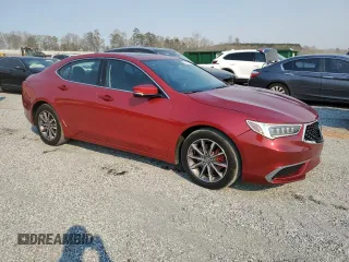 2020 Acura TLX with VIN 19UUB1F32LA015781, listed as a Copart auction lot 50972415 with 40,363 mi miles and Salvage Title. Bid and sale history available at carsss.com. Image 4.