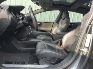 2018 Tesla Model S 75D with VIN 5YJSA1E20JF283959, listed as a Copart auction lot 59386465 with 75,078 mi miles and Salvage title. Bid and sale history available at DreamBid. Image 7.