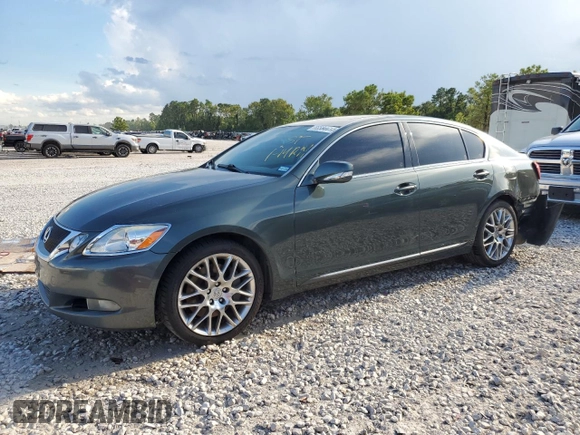 2008 Lexus GS 350 with VIN JTHBE96S780042165, listed as a Copart auction lot 66584414 with 206,625 mi miles and Salvage Title. Bid and sale history available at carsss.com. Image 1.