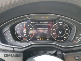 2019 Audi A5 Sportback Premium Plus with VIN WAUBNCF55KA057836, listed as a Copart auction lot 49594144 with 48,259 mi miles. Bid and sale history available at carsss.com. Image 9.