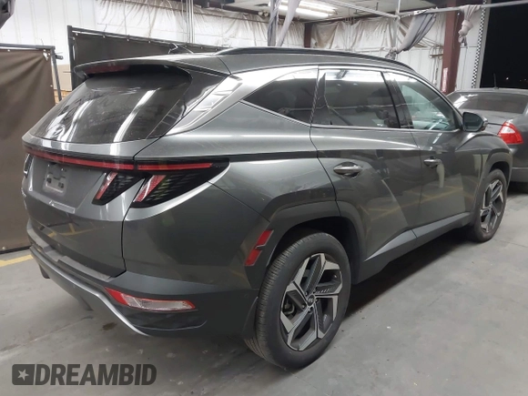 2023 Hyundai Tucson Limited with VIN 5NMJE3AE5PH248949, listed as a IAAI auction lot 42150329 with 16,499 mi miles and . Bid and sale history available at DreamBid. Image 4.