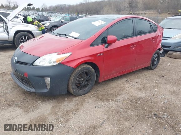 2015 Toyota Prius Four with VIN JTDKN3DU4F1895858, listed as a IAAI auction lot 41902502 with 255,787 mi miles. Bid and sale history available at carsss.com. Image 2.