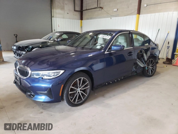 2020 BMW 3 Series 330i xDrive with VIN 3MW5R7J09L8B10961, listed as a Copart auction lot 41601373 with 20,951 mi miles and . Bid and sale history available at DreamBid. Image 1.