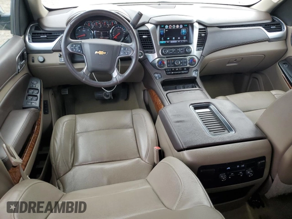 2015 Chevrolet Tahoe LTZ z VIN 1GNSCCKC0FR737641, wystawiony jako Copart lot #59797095 z przebiegiem 85 932 mil mil oraz Szkoda całkowita • Salvage title. Historia ofert i sprzedaży dostępna na DreamBid. Obrazek 8.