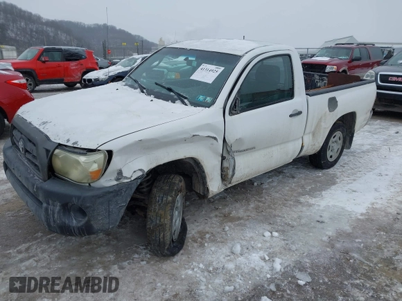 2007 Toyota Tacoma with VIN 5TENX22N27Z355350, listed as a IAAI auction lot 41314925 with 296,673 mi miles. Bid and sale history available at carsss.com. Image 2.