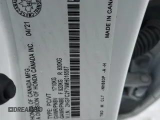 2021 Honda Civic Sedan EX with VIN 2HGFC2F79MH016587, listed as a Copart auction lot 89180235 with 80,489 mi miles and Salvage Title. Bid and sale history available at carsss.com. Image 12.