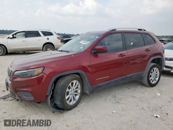 2020 Jeep Cherokee Latitude with VIN 1C4PJLCBXLD548174, listed as a Copart auction lot 53548805 with 90,578 mi miles and Salvage title. Bid and sale history available at DreamBid. Image 1.