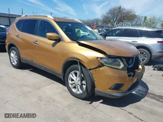 2015 Nissan Rogue S with VIN KNMAT2MT6FP510526, listed as a IAAI auction lot 41779947 with 99,132 mi miles. Bid and sale history available at carsss.com. Image 1.
