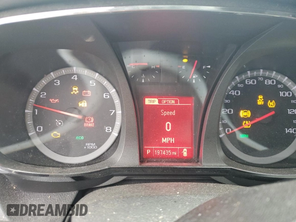 2013 GMC Terrain SLE with VIN 2GKFLREK3D6425620, listed as a Copart auction lot 49334845 with 197,435 mi miles and Salvage Title. Bid and sale history available at carsss.com. Image 9.