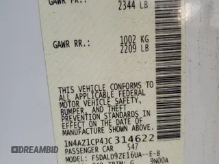 2018 Nissan LEAF SV с VIN 1N4AZ1CP4JC314622, выставлен на аукционе Copart как лот 53328835 с пробегом 39 596 миль миль и Списание • Salvage title. История ставок и продаж доступна на DreamBid. Изображение 13.