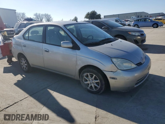 2001 Toyota Prius with VIN JT2BK12U810026512, listed as a Copart auction lot 89296615 with 116,688 mi miles and Salvage Title. Bid and sale history available at carsss.com. Image 4.