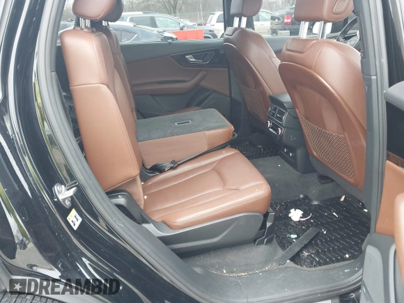 2018 Audi Q7 Premium Plus with VIN WA1LAAF71JD034960, listed as a IAAI auction lot 42075816 with 107,481 mi miles. Bid and sale history available at carsss.com. Image 8.