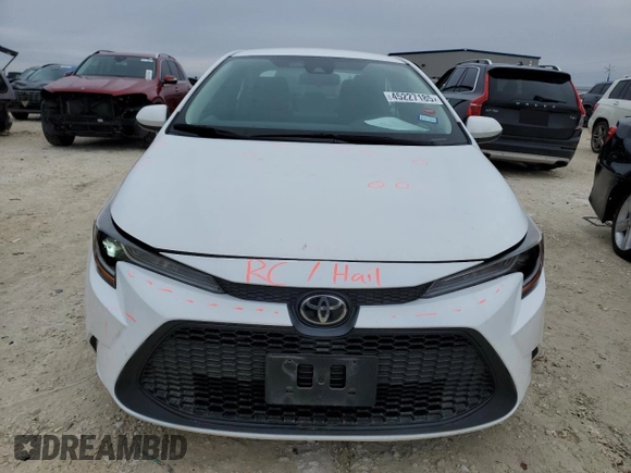 2021 Toyota Corolla L with VIN 5YFDPMAE8MP199521, listed as a Copart auction lot 45227185 with 53,977 mi miles and Salvage Title. Bid and sale history available at DreamBid. Image 5.