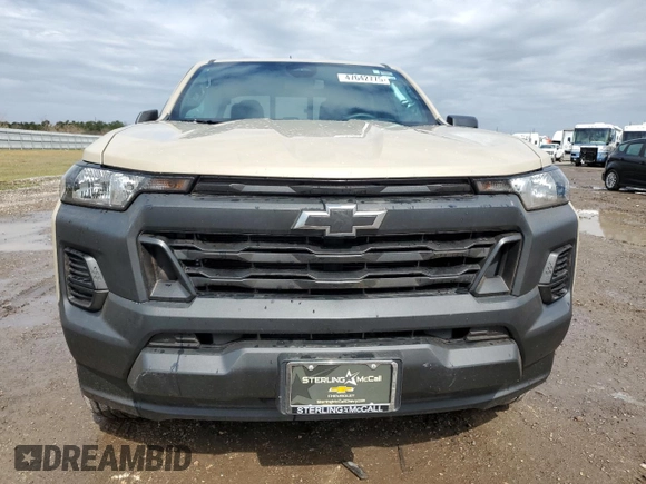 2024 Chevrolet Colorado 2WD Work Truck with VIN 1GCGSBEC7R1190541, listed as a Copart auction lot 47642775 with 14,515 mi miles and Clean title. Bid and sale history available at DreamBid. Image 5.