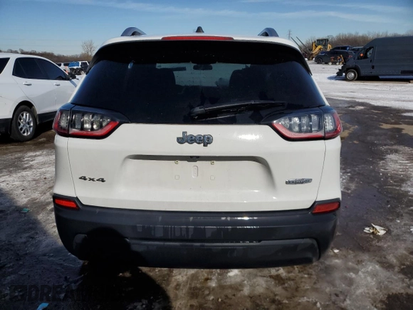 2019 Jeep Cherokee Latitude with VIN 1C4PJMCB0KD140786, listed as a Copart auction lot 44741895 with 80,950 mi miles and Salvage Title. Bid and sale history available at carsss.com. Image 6.