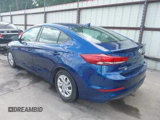 2017 Hyundai Elantra SE z VIN 5NPD74LF6HH180684, wystawiony jako IAAI lot #42359575 z przebiegiem 68 339 mil mil oraz . Historia ofert i sprzedaży dostępna na DreamBid. Obrazek 3.