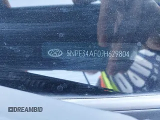 2018 Hyundai Sonata SEL with VIN 5NPE34AF0JH629804, listed as a IAAI auction lot 41388818 with 114,383 mi miles and . Bid and sale history available at DreamBid. Image 9.