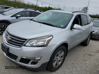2016 Chevrolet Traverse LT z VIN 1GNKRHKD7GJ257343, wystawiony jako Copart lot #49295564 z przebiegiem 153 405 mil mil oraz Szkody całkowita. Historia ofert i sprzedaży dostępna na DreamBid. Obrazek 1.