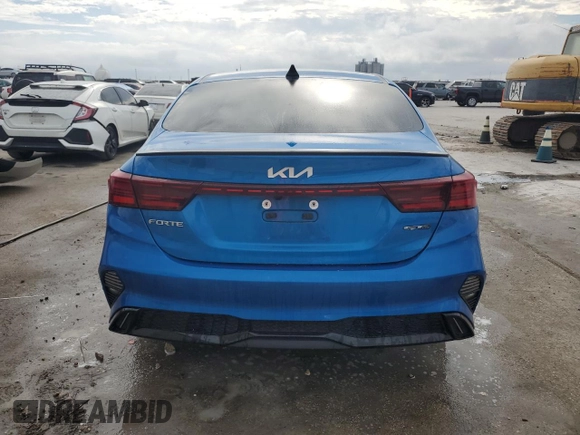 2024 Kia Forte GT-Line with VIN 3KPF54AD3RE737105, listed as a Copart auction lot 43617455 with 40,238 mi miles and Salvage Title. Bid and sale history available at carsss.com. Image 6.
