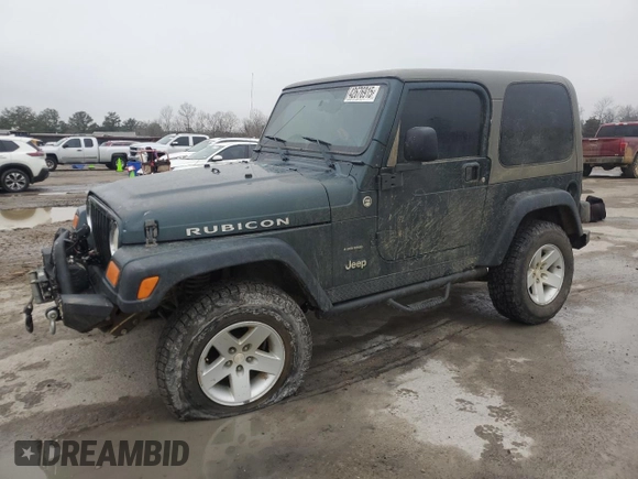 2005 Jeep Wrangler Rubicon with VIN 1J4FA69S95P377014, listed as a Copart auction lot 42676915 with 130,571 mi miles and Salvage Title. Bid and sale history available at carsss.com. Image 1.