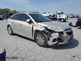 2011 Chevrolet Cruze LT w/1LT with VIN 1G1PF5S94B7109635, listed as a Copart auction lot 53031155 with 168,532 mi miles and Salvage Title. Bid and sale history available at carsss.com. Image 4.