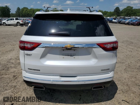 2020 Chevrolet Traverse Premier with VIN 1GNERKKW4LJ274817, listed as a Copart auction lot 54577265 with 83,921 mi miles and Salvage title. Bid and sale history available at DreamBid. Image 6.
