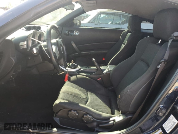 2007 Nissan 350Z with VIN JN1BZ34D27M501359, listed as a Copart auction lot 83953774 with 184,017 mi miles and Non Repairable. Bid and sale history available at DreamBid. Image 7.