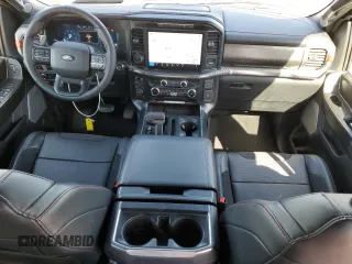2024 Ford F-150 Raptor with VIN 1FTFW1RG1RFA22551, listed as a Copart auction lot 51982195 with 5,473 mi miles and Salvage Title. Bid and sale history available at DreamBid. Image 8.