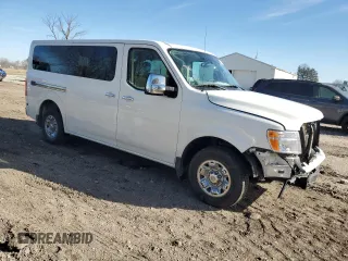 2020 Nissan NV SV with VIN 5BZBF0AA6LN850639, listed as a Copart auction lot 79900734 with 77,608 mi miles and Salvage title. Bid and sale history available at DreamBid. Image 4.