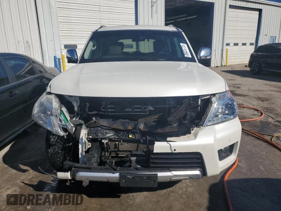 2018 Nissan Armada Platinum with VIN JN8AY2NE1J9731535, listed as a Copart auction lot 88420735 with 116,693 mi miles and Salvage Title. Bid and sale history available at carsss.com. Image 5.