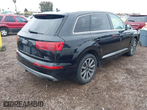2017 Audi Q7 Premium Plus with VIN WA1LAAF71HD023838, listed as a IAAI auction lot 41924707 with 107,785 mi miles. Bid and sale history available at carsss.com. Image 4.