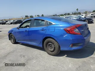 2017 Honda Civic LX with VIN 19XFC2F57HE222022, listed as a Copart auction lot 59983835 with 129,119 mi miles and Salvage title. Bid and sale history available at DreamBid. Image 2.