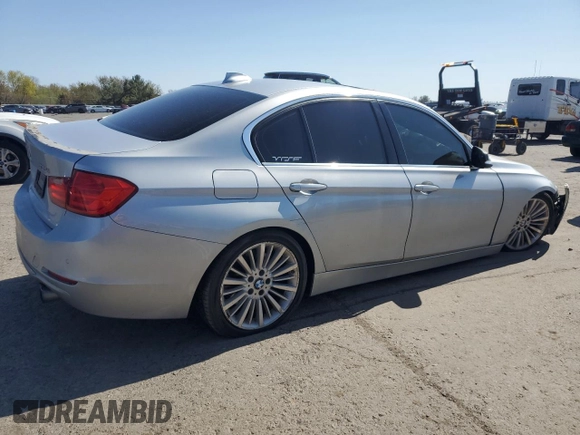 2014 BMW 3 Series 335i xDrive with VIN WBA3B9G57ENR91797, listed as a Copart auction lot 53724325 with 164,279 mi miles and Salvage Title. Bid and sale history available at DreamBid. Image 3.