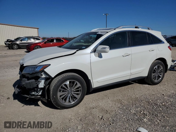 2016 Acura RDX Advance Pkg with VIN 5J8TB3H76GL003019, listed as a Copart auction lot 87494044 with 33,552 mi miles and Salvage Title. Bid and sale history available at carsss.com. Image 1.